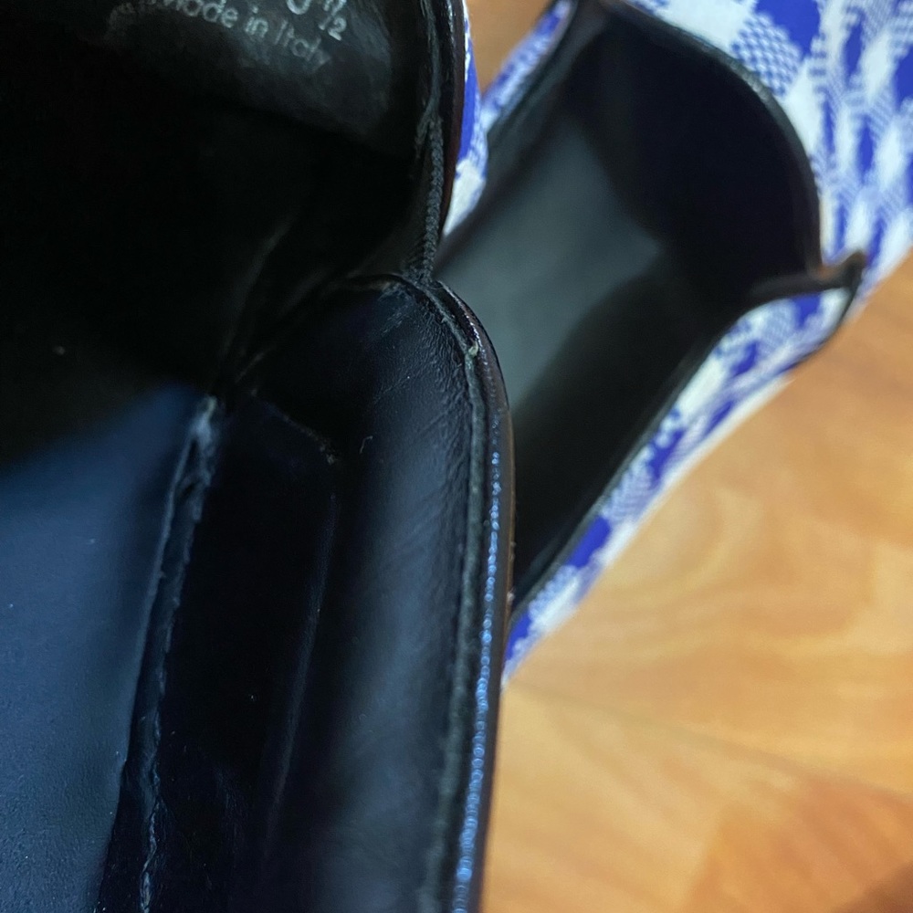 Celine Cobalt Canvas Slip On Sneakers Shoes - Picture 15 of 15